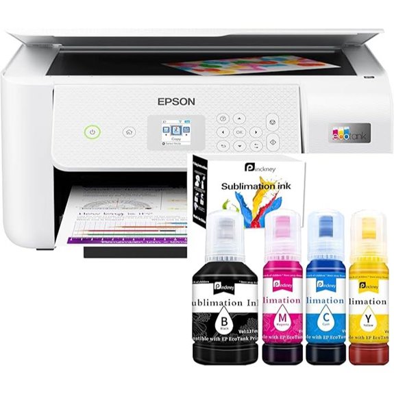 Pinckney Cartridge-Free Sublimation Printer with Scanner