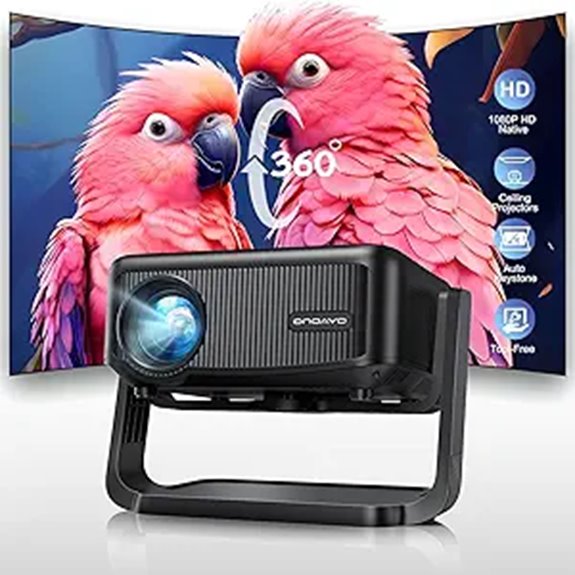 ONOAYO 1080P Portable WiFi/Bluetooth Mini Projector