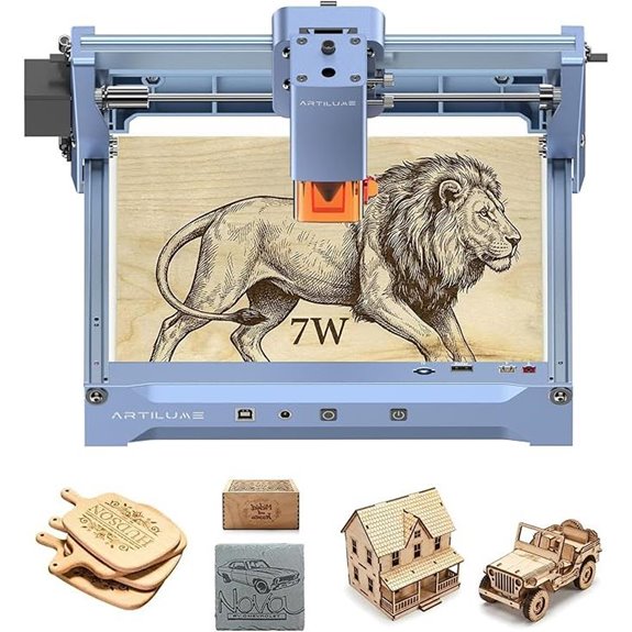 U1 Laser Engraver 7000mW with Large Work Area