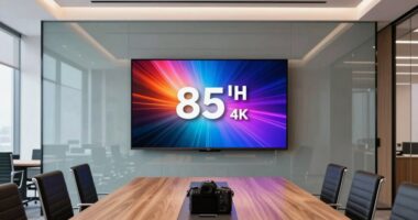 premium 85 inch 4k conference displays