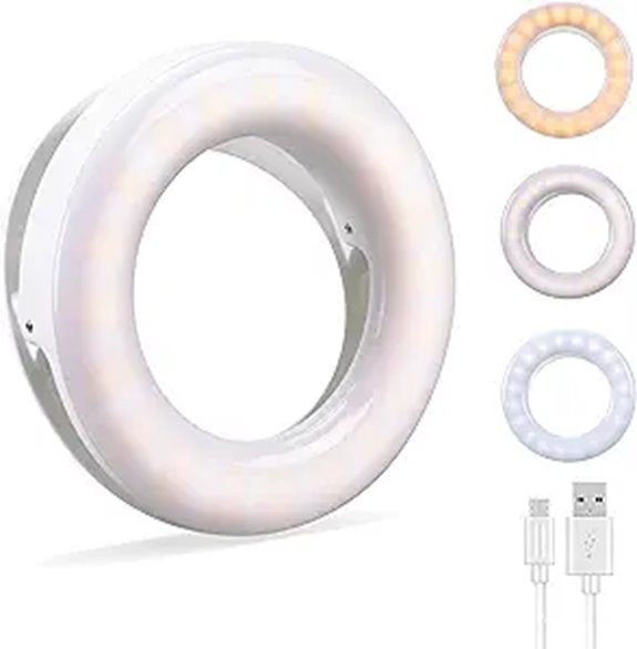 Oternal Rechargeable Clip-On Selfie Ring Light