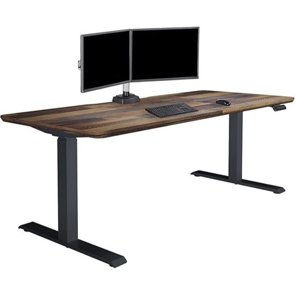 Vari Classic Electric Standing Desk with Reclaimed Wood