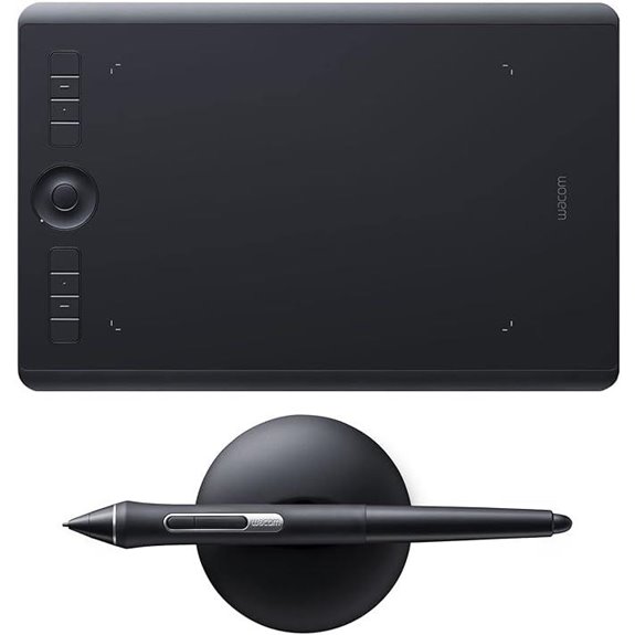 Wacom Intuos Pro Medium Creative Pen Tablet,Black PTH660 - (Renewed)
