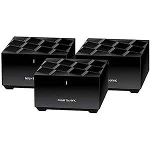 Netgear Nighthawk Whole Home Mesh WiFi 6 System 3-Pack BLK (Renewed)