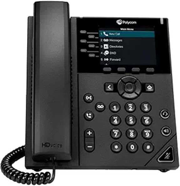 Polycom VVX 350 6-Line IP Business Phone (Renewed)