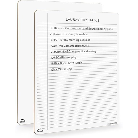 Scribbledo Reusable Dry Erase Lapboard 9x12