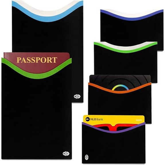 rfid blocking card sleeves