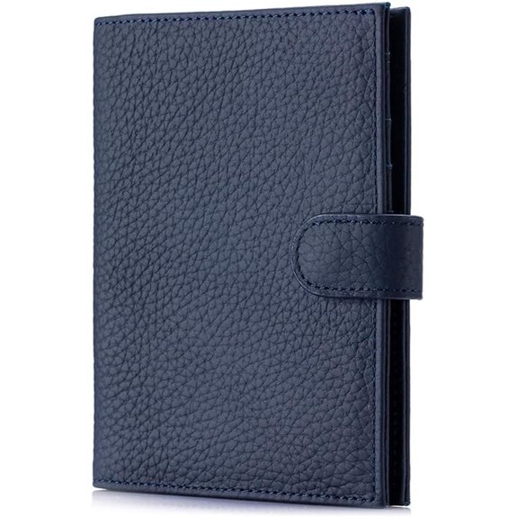 rfid leather passport wallet