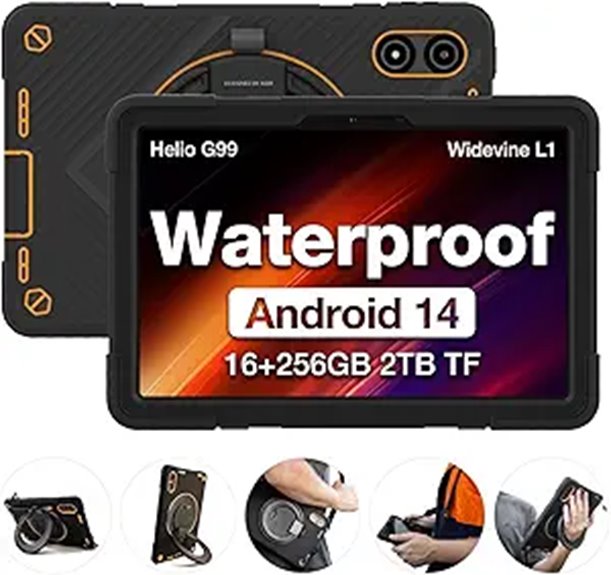 AGM PAD P2 Rugged Android 14 Tablet with Accessories