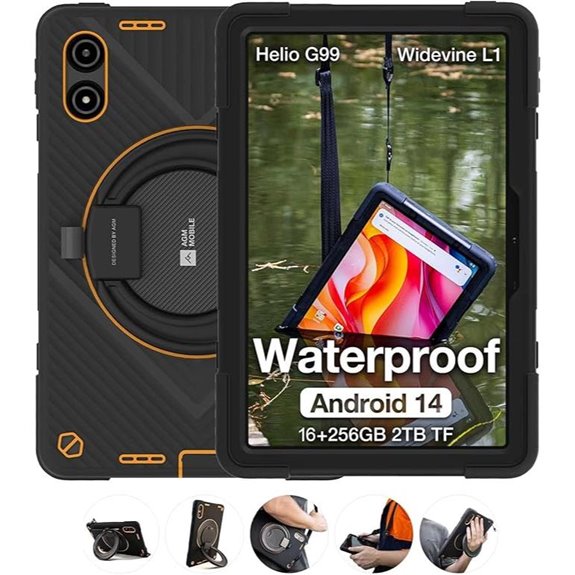 AGM Rugged 11 Android Tablet with GPS and Camera