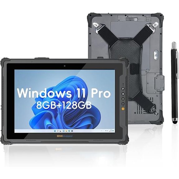 Rugged Windows 11 Tablet with Dual Batteries