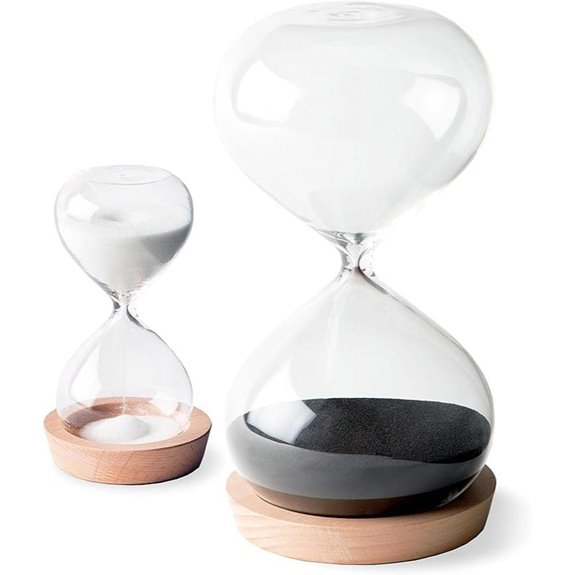 Hourglass Sand Timer Set for Time Management