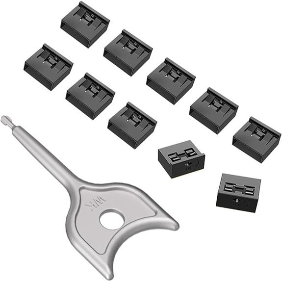 USB-A Port Blockers with Keys (10 Pack)