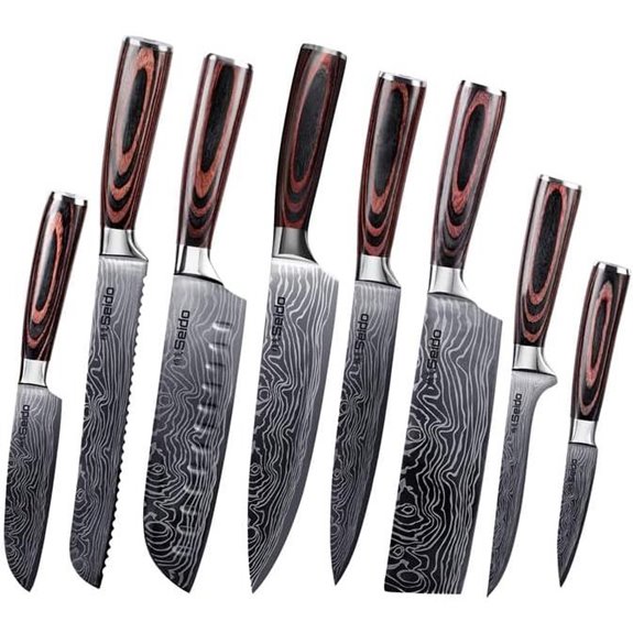 Seido Master Chef Knife Set 8-Piece Kitchen Knives