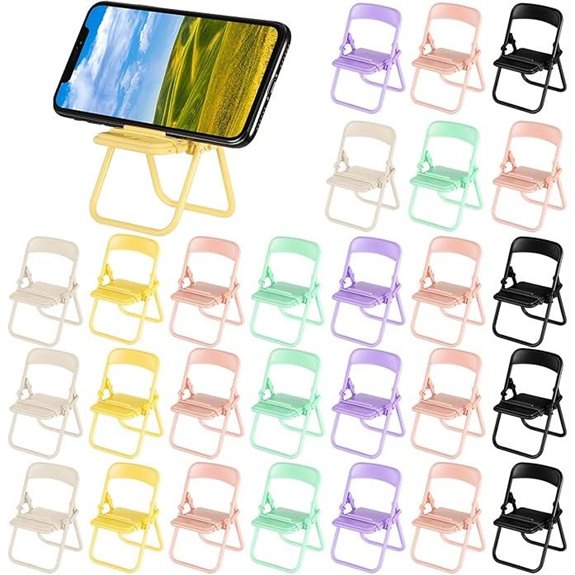 Flutesan 28 Pcs Foldable Phone Stand Set