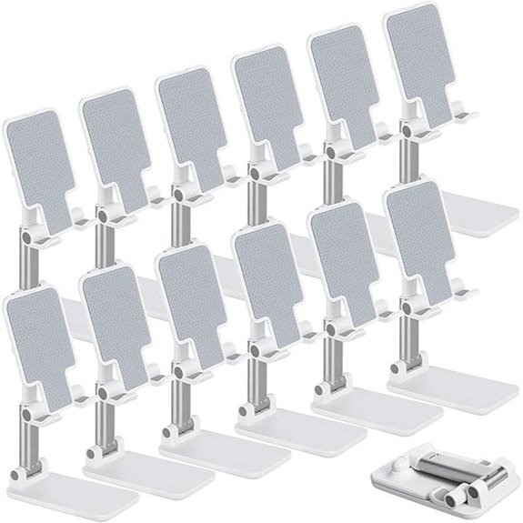 12 Pcs Adjustable Foldable Cell Phone Stands