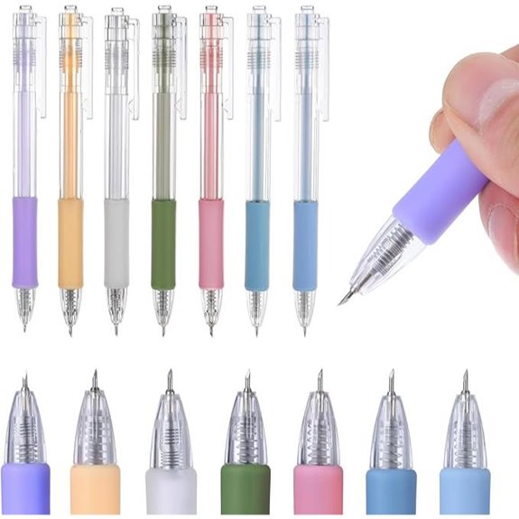 7 Pcs Craft Utility Knives and Pattern Tools