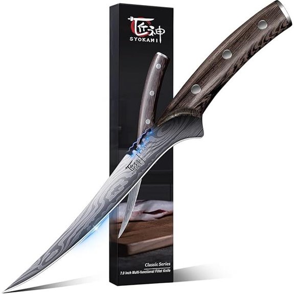 Razor Sharp 7.2 Boning Knife with Wooden Handle