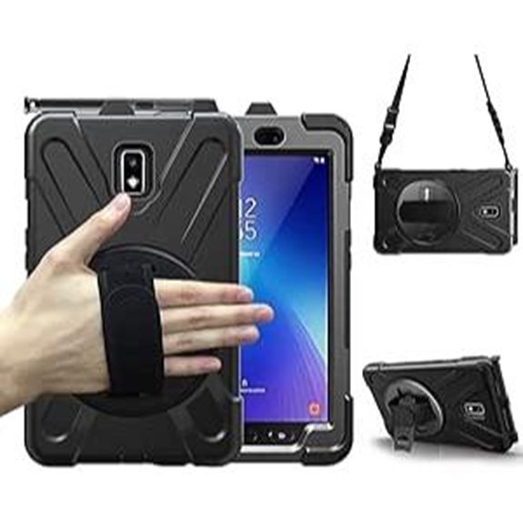 BRAECN Shockproof Galaxy Tab Active 2 Case with Handle