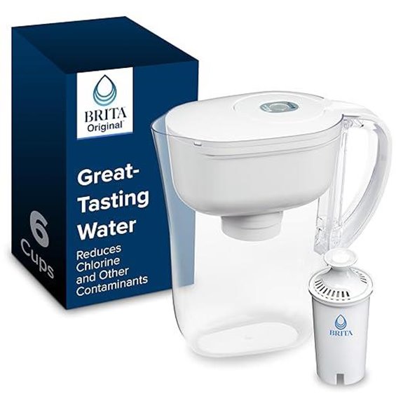 Brita 6-Cup Water Filter Pitcher with Indicator