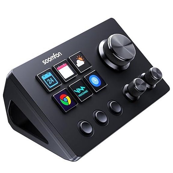 SOOMFON Stream Controller with 6 LCD Macro Keys