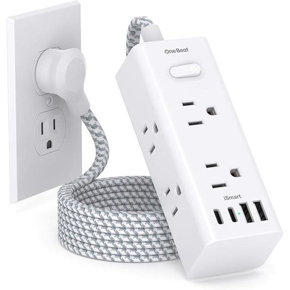 One Beat 6-Outlets Surge Protector Power Strip