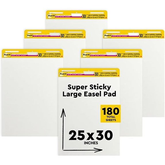 Post-it Super Sticky Easel Pad 6-Pack