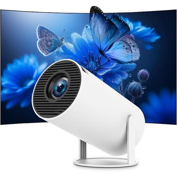 Mini 4K WiFi Portable Projector with Built-in App
