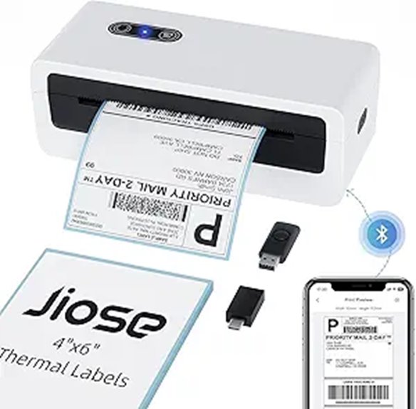 Jiose 4x6 Thermal Label Printer for Small Business