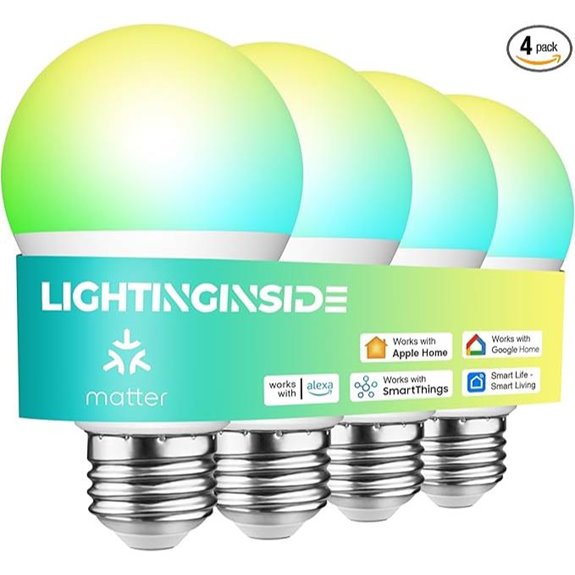 Lightinginside Matter Smart Color Light Bulbs (4-Pack)