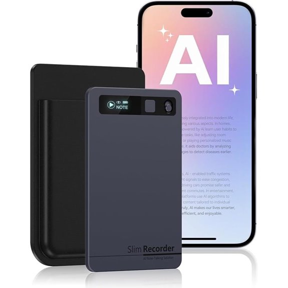 AI Smart Voice Recorder with Transcription & 64GB Memory