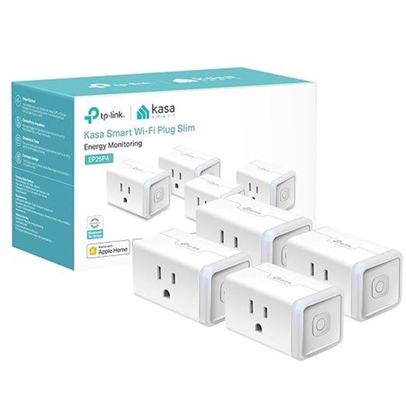 Kasa Smart Plug Mini 15A 4-Pack WiFi HomeKit