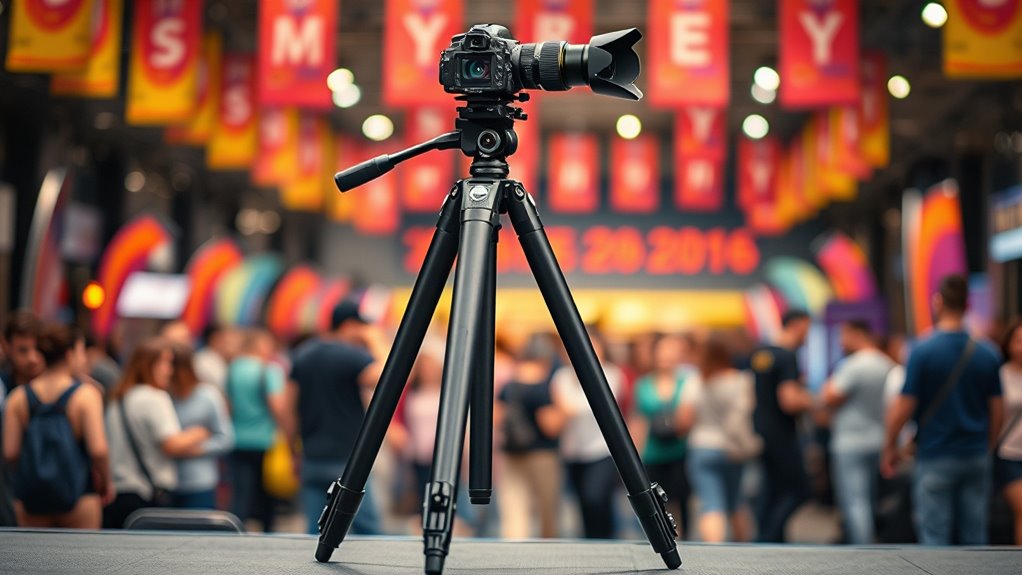 stable adjustable portable tripod