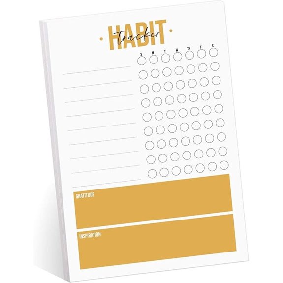 Modern Habit Tracker Sticky Notes (50 Sheets)
