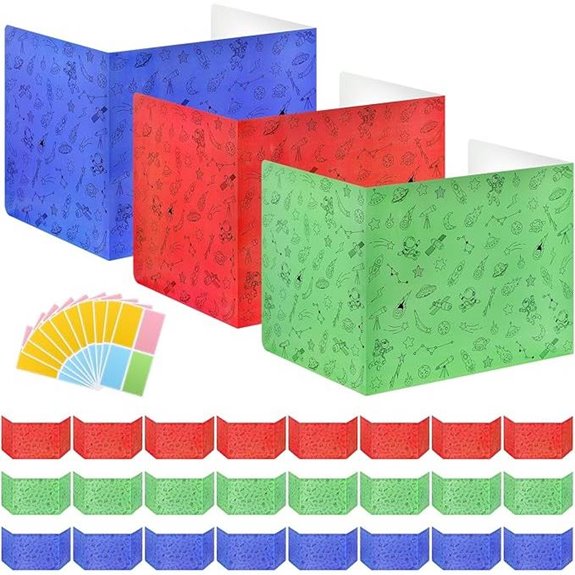 24-Pack Student Desk Privacy Dividers