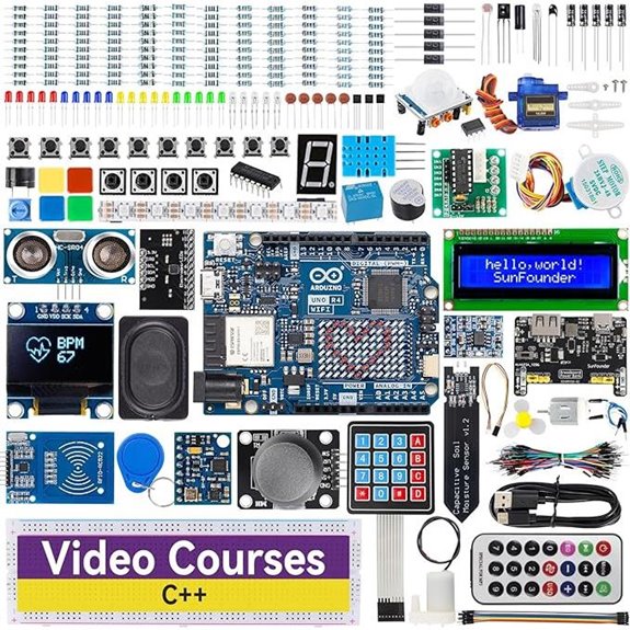 SunFounder Explorer Kit with Arduino Uno R4 WiFi