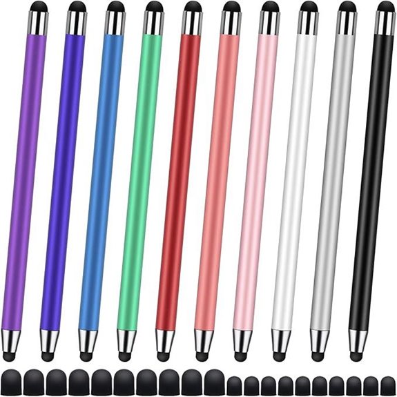 10-Pack Universal Touchscreen Stylus Pens