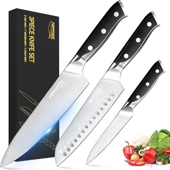 Professional Chef Knife Set – 3 Pieces