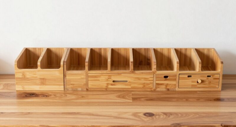 top bamboo desktop organizers