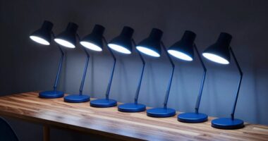 top blue light desk lamps