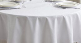 top branded wrinkle free tablecloths