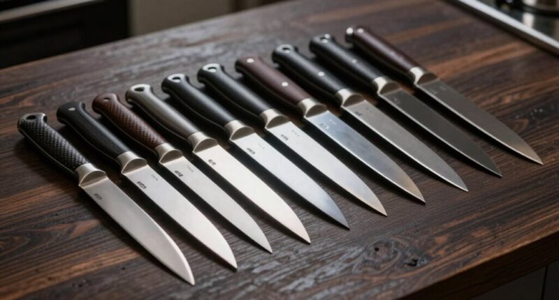 top carbon steel knife sets