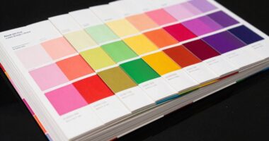 top color psychology swatch books