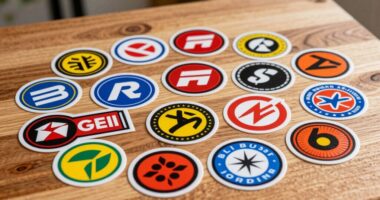top custom logo sticker packs