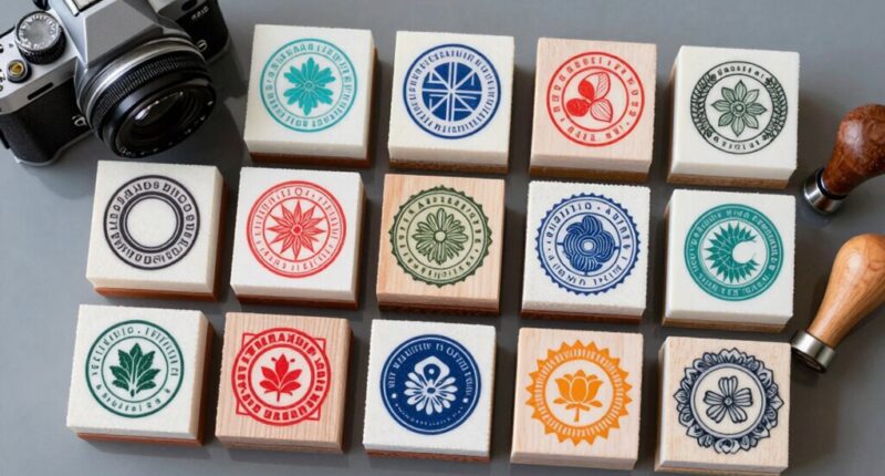 top custom stamp kit logos