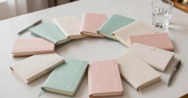 top desk gratitude journals
