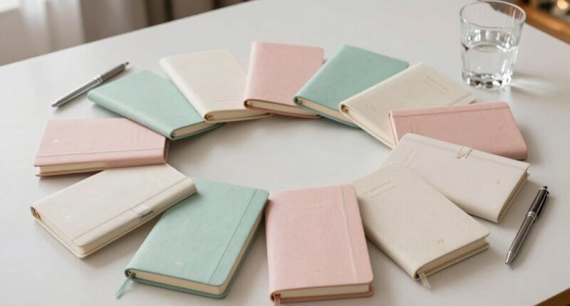 top desk gratitude journals