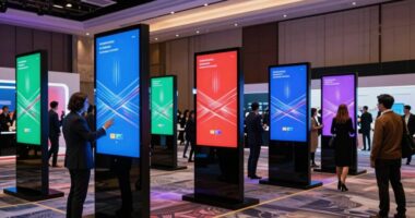 top digital signage displays