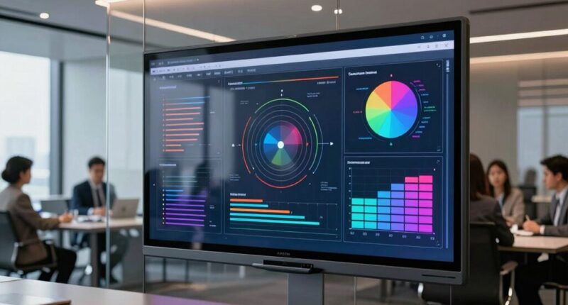 top digital whiteboard displays