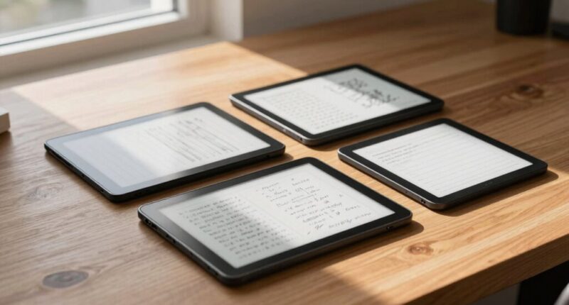 top e ink note tablets